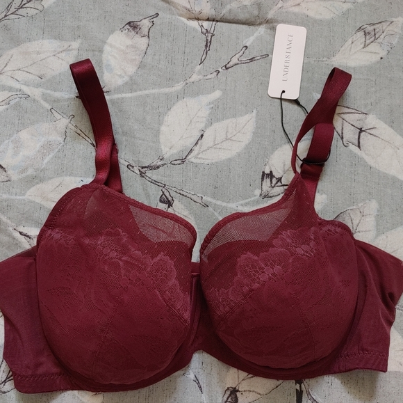 UMDERSTANCE petal smooth lace flex wire soft cup bra 36D - Picture 4 of 5